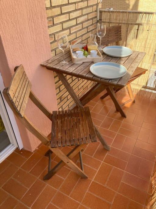Coqueto Apartamento De Playa Con Piscina Y Terraza Valência Exterior foto